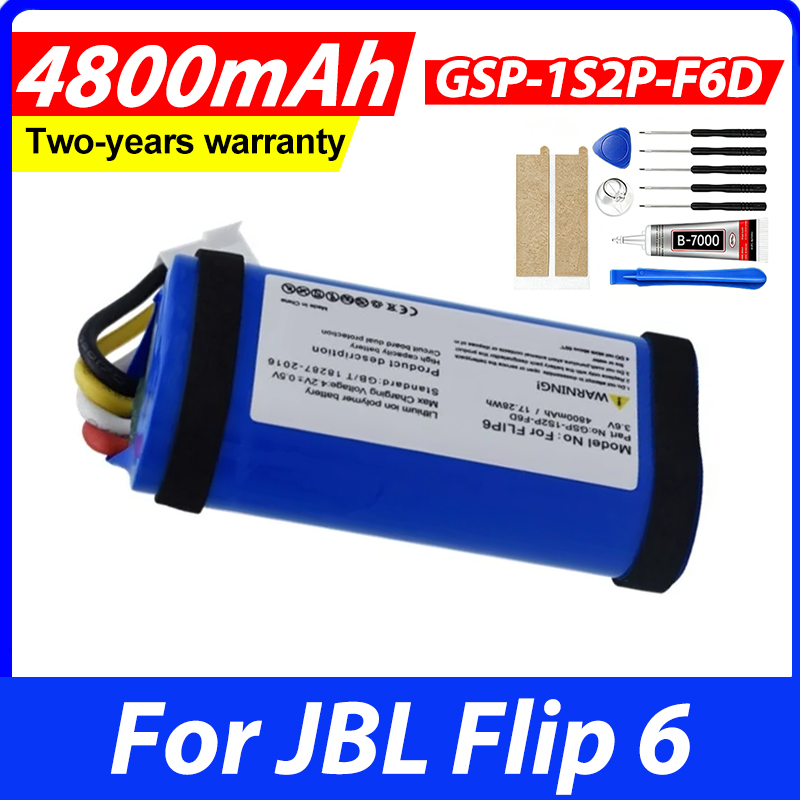 4800mAh Battery For JBL Flip 6 - Jbl Speaker Flip 6 评论和价格