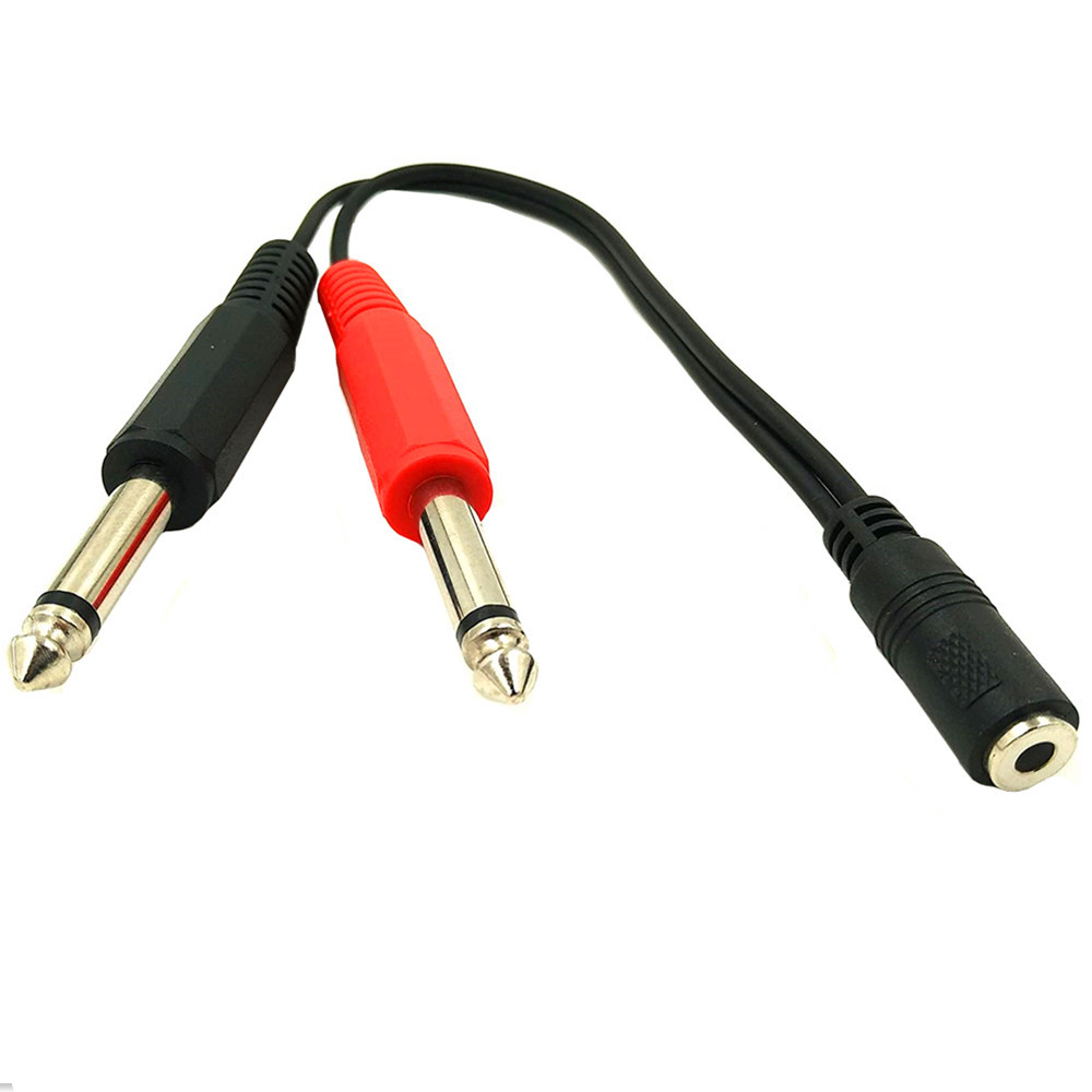 6.35 Mm Male To 2 6.35 Mm 3.5m - Cable Extension 3.5 评论和价格