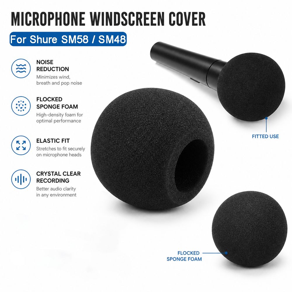 Replacement Mic Windscreen Cov - Shure Mic Sm58 评论和价格