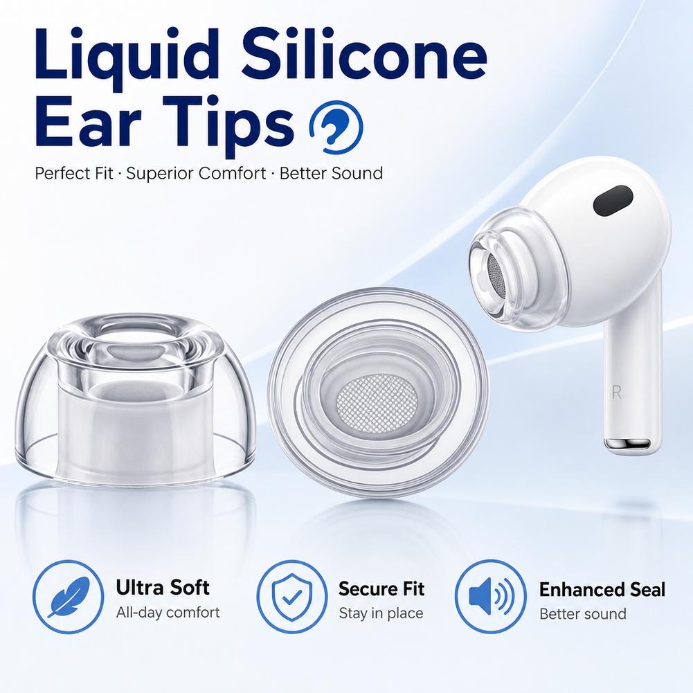 Silicone Ear Tips for AirPods  - Silicone Ear Tip Replacement 评论和价格