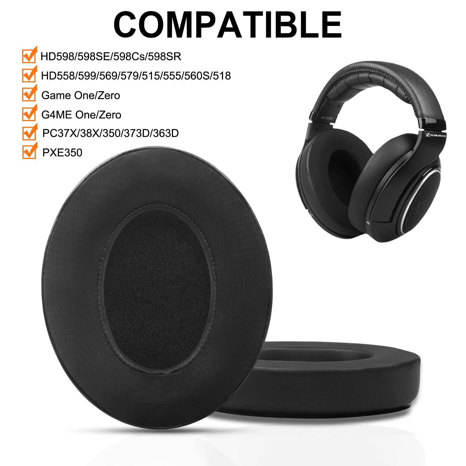 Cooling-Gel Replacement Earpad - Sennheiser Headphone Hd 560S 评论和价格