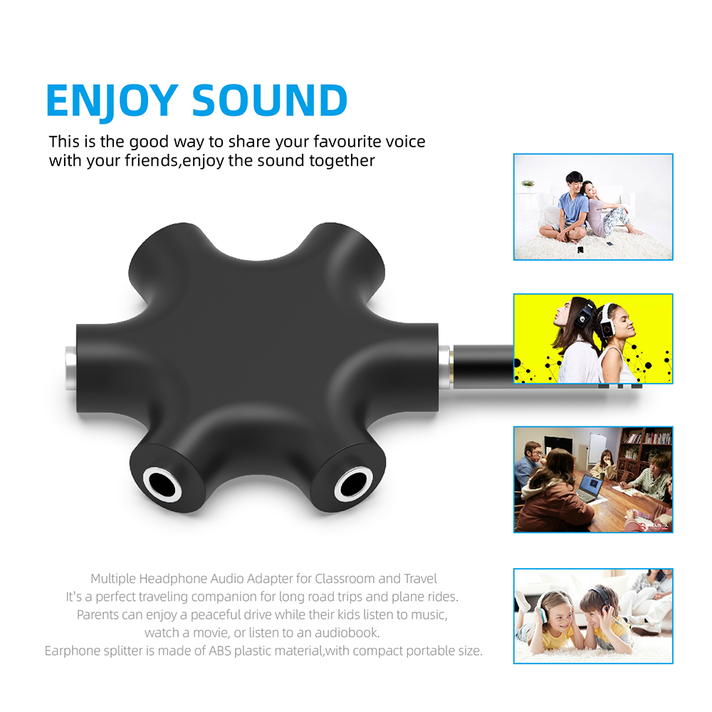 3.5mm Jack Earphone Audio Spli - Earphone Splitter Jack 评论和价格