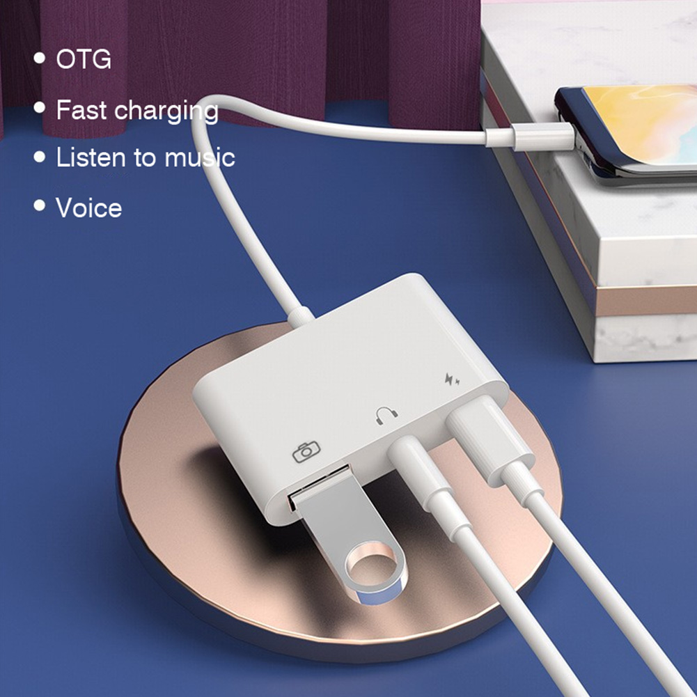 3 in 1 Type C to 3.5mm Jack Ea - Earphone Splitter Jack 评论和价格