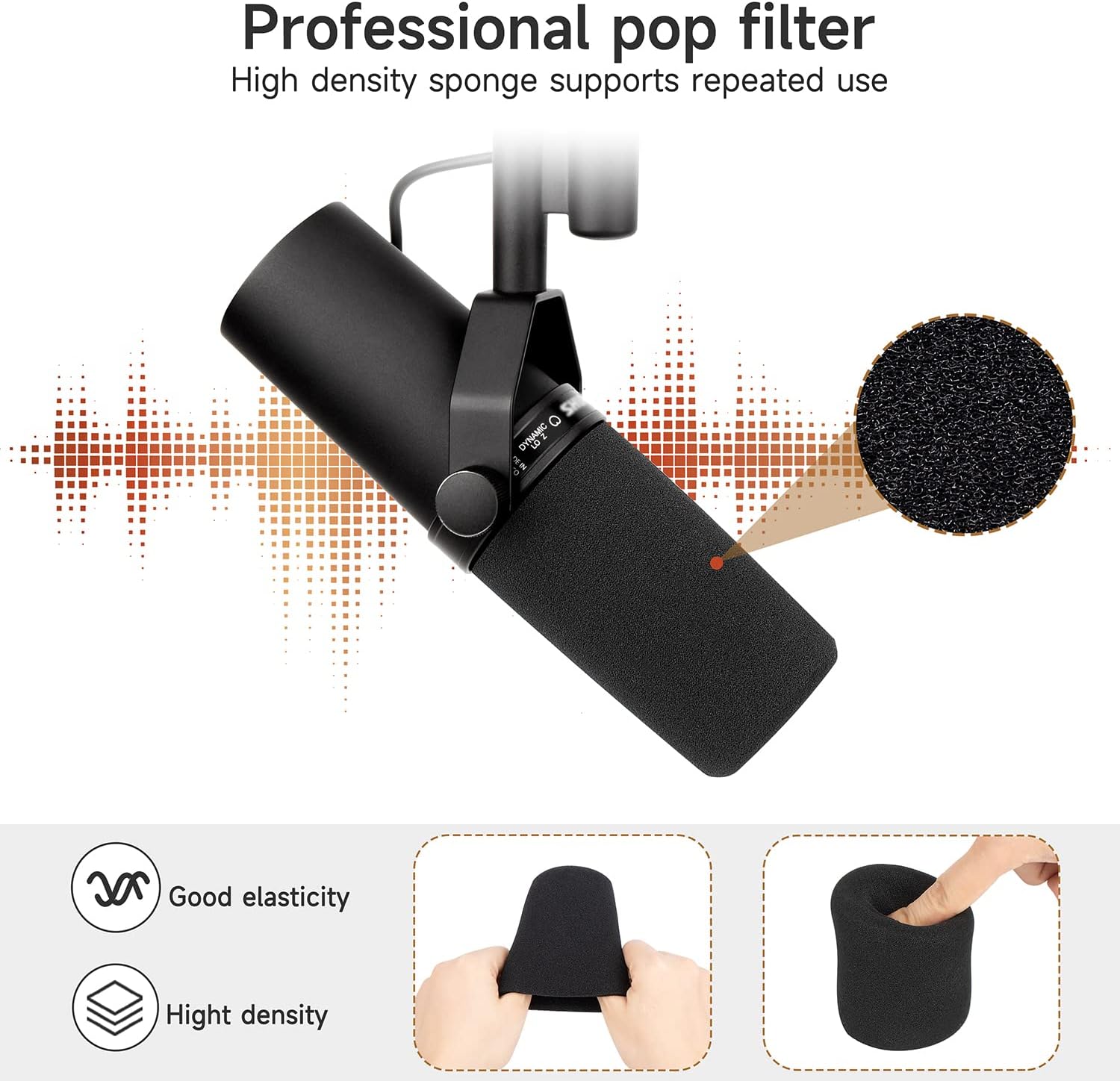 1PC/2PCS Windscreen for Shure  - Shure Mic Sm7B 评论和价格