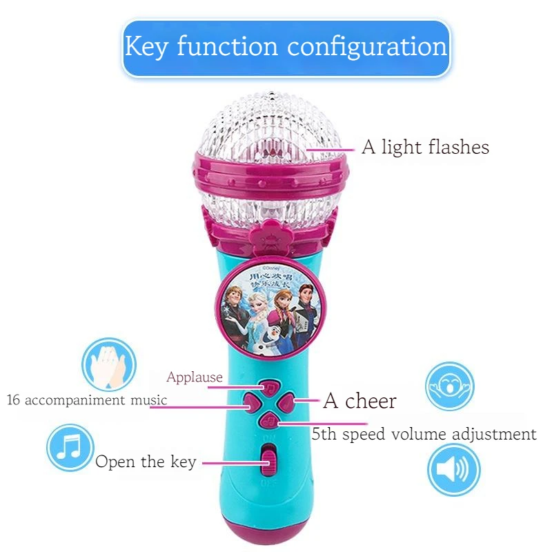 Cartoon Frozen Elsa Anna Princ - Shure Mic Sm58 评论和价格