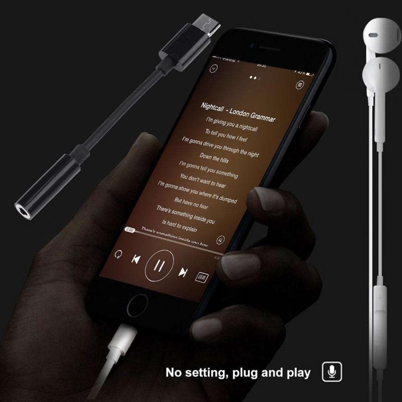 Type C to 3.5mm Jack Earphones - Cable Extension 3.5 评论和价格