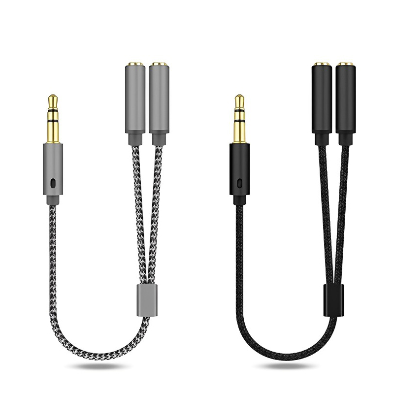 3.5mm Audio Splitter Y Jack 1  - Earphone Splitter Jack 评论和价格