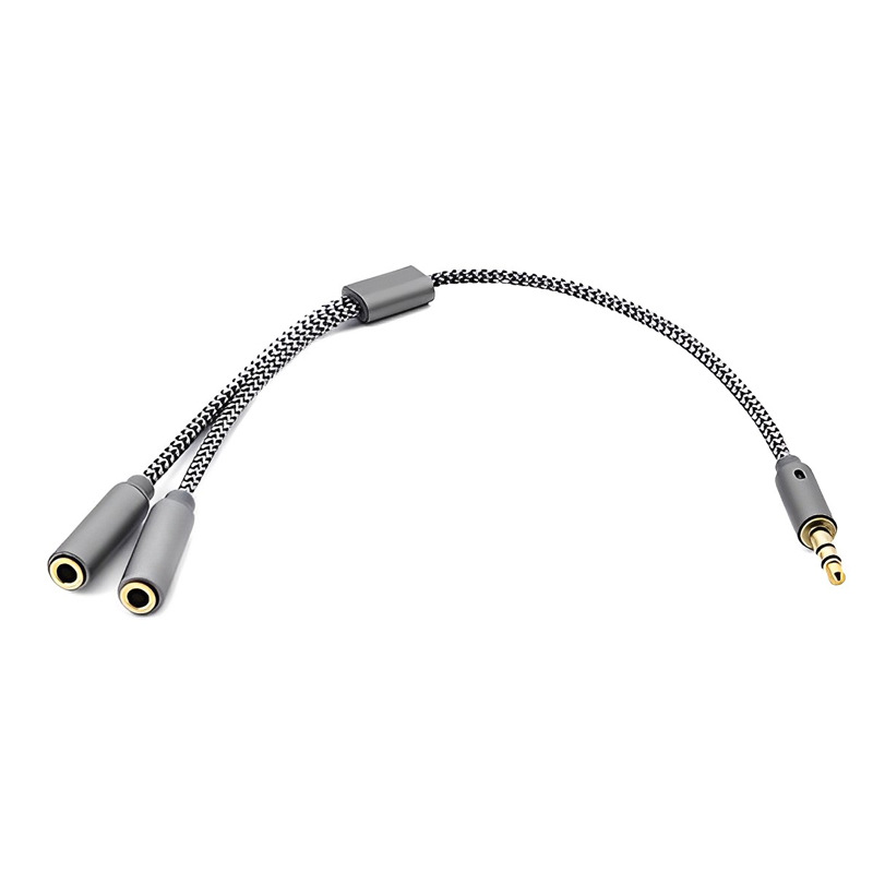 3.5mm Audio Splitter Y Jack 1  - Earphone Splitter Jack 评论和价格