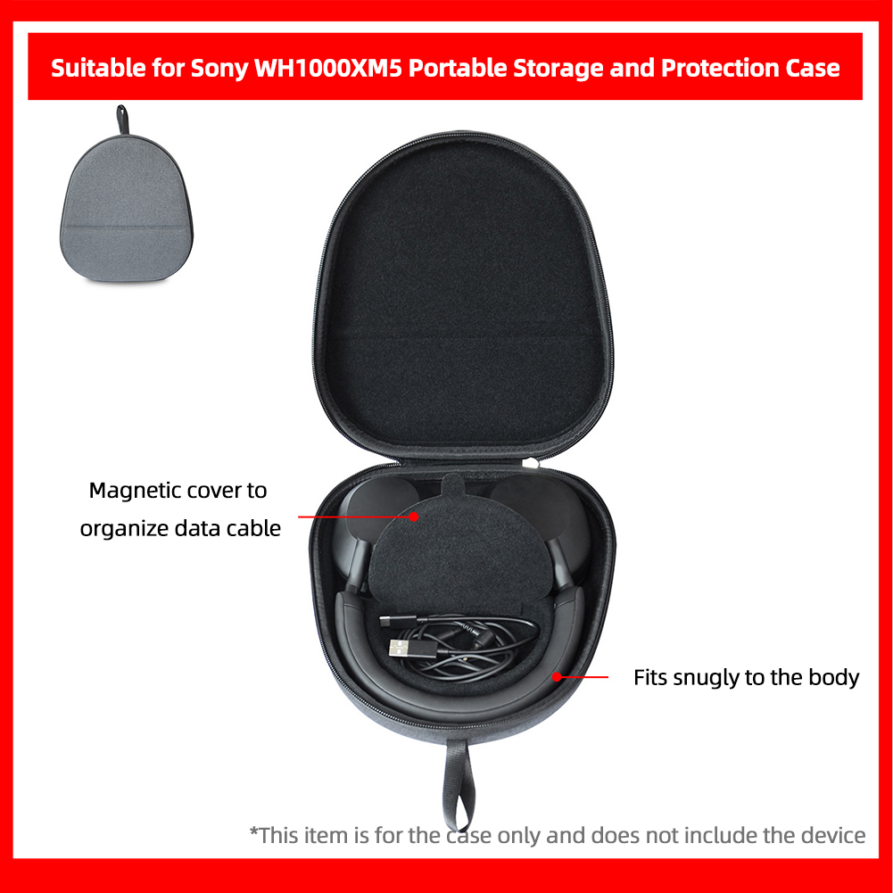 Hard Carrying Case Shockproof  - Sony Headphone Wh-1000Xm5 评论和价格
