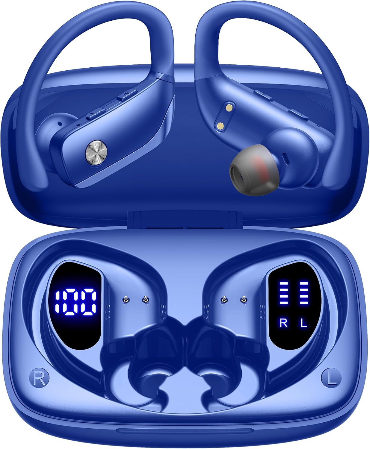 Wireless Earbuds with 80H Play - Sports Earphone Hook 评论和价格